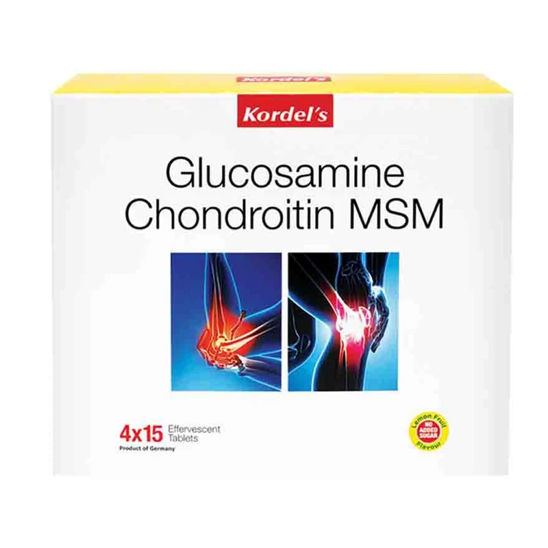 Kordel's Glucosamine Chondroitin MSM Effervescent 4 x 15's