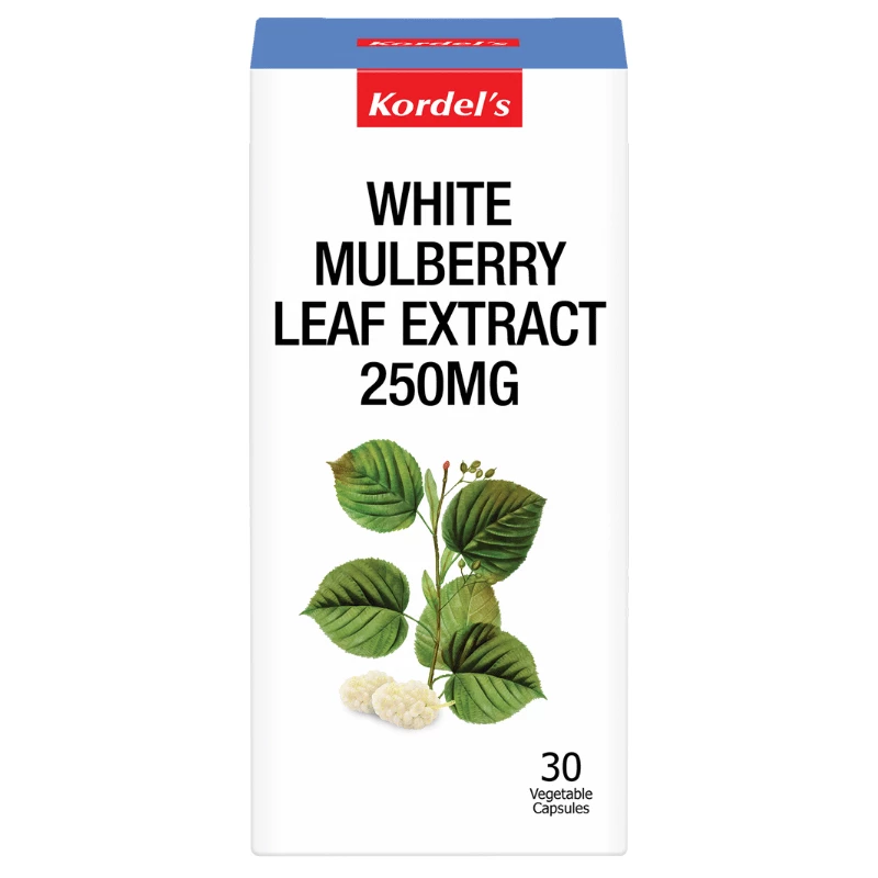 Kordels White Mulberry Leaf Extract 250Mg 30'S Front